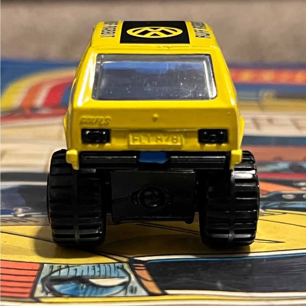 Vintage 1981 Matchbox Romping Rabbit 4x4 VW Ruff Rabbit Yellow England Lesney - Picture 7 of 8